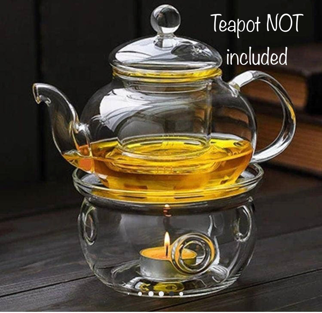 Glass Teapot & Warmer